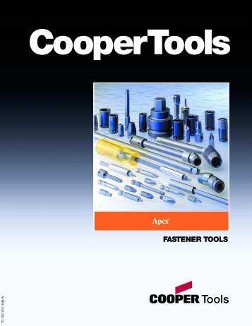 Apex Fastener Tools Catalog (English)