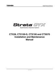 Strata CTX Installation & Maintenance Manual