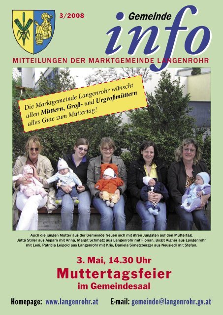 Info LaRo Mai.indd - Marktgemeinde Langenrohr