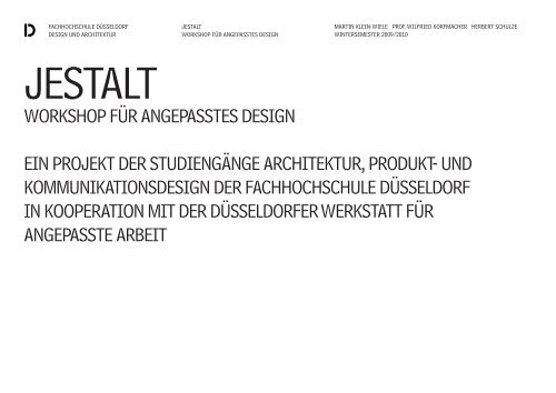 Download PDF - Design - Fachhochschule Düsseldorf