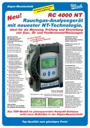 RC 3000 NT+ Rauchgas-Analysegerät mit neuester NT-Technologie ...