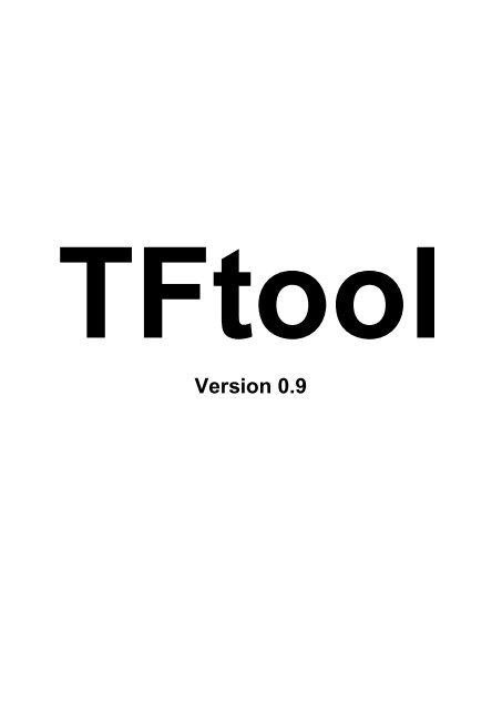 topfield tftool