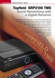 Topfield SRP2100 TMS - TELE-satellite International Magazine