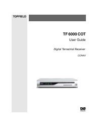 TF 6000 COT - Topfield