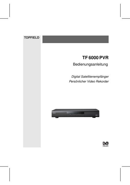 Bedienungsanleitung - Topfield