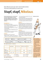 Stapf, stapf, Nikolaus - Unterrichtsmaterial-Grundschule