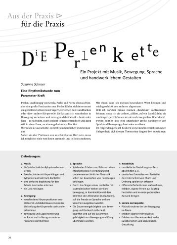 Susanne Schroer: Die Perlenkette