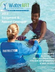 2013 Equipment & Apparel Catalogue - WaterART Fitness