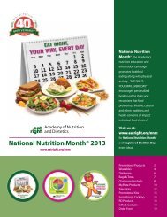 Attn: Nutrition & Food Department - Jim Coleman, Ltd.