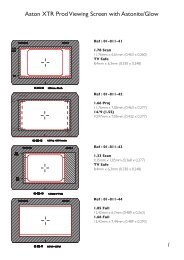 Aaton XTR Prod Viewing Screen with Aatonite/Glow