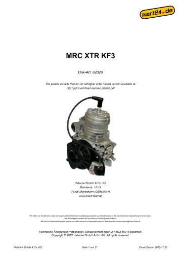 MRC XTR KF3 - Mach1 Kart