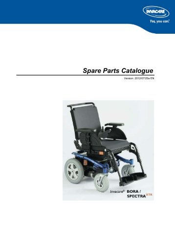 PARTS-PUBLISHER Workbench - Invacare® Spectra XTR