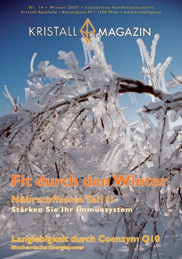 Fit durch den Winter - Kristall-Apotheke