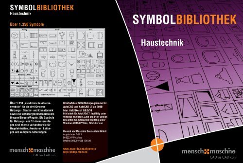 SYMBOLBIBLIOTHEK Haustechnik - Mensch und Maschine