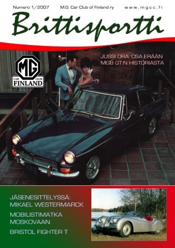 Brittisportti - MG Car Club Finland Ry