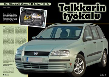 Fiat Stilo Multi Wagon 130 Active 1.8 16v Projekti nimeltään