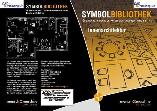 Innenarchitektur SYMBOLBIBLIOTHEK - ACAD-Systemhaus Bremen