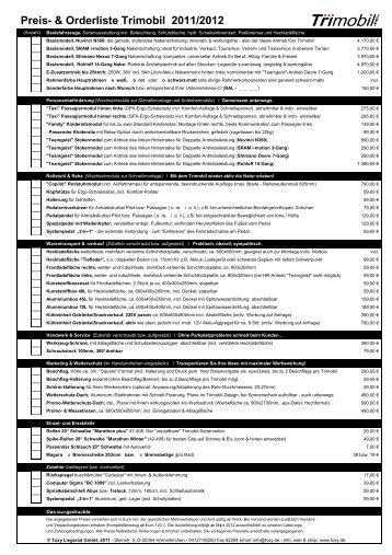 Trimobil Preis - Toxy