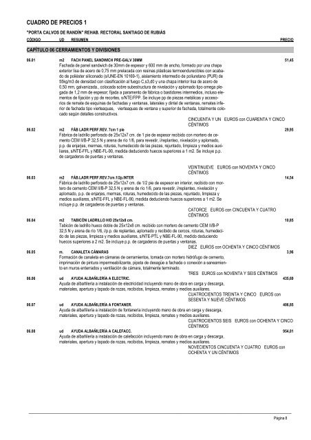 DOCUMENTO 4: MEDICIONES Y PRESUPUESTO