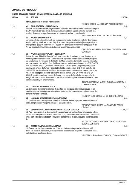 DOCUMENTO 4: MEDICIONES Y PRESUPUESTO