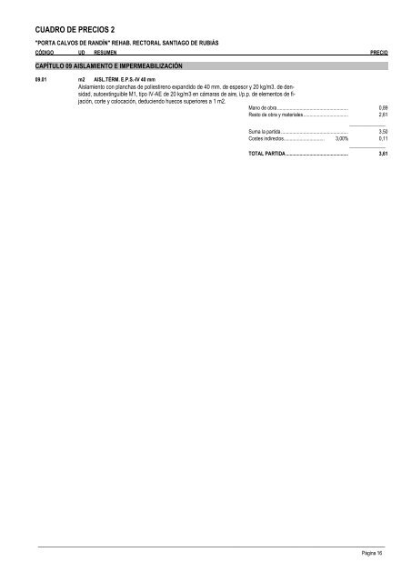 DOCUMENTO 4: MEDICIONES Y PRESUPUESTO