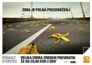 zima je polna presenečenj - Renault