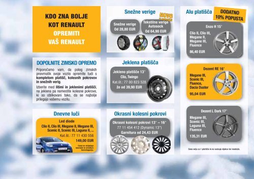 zima je polna presenečenj - Renault