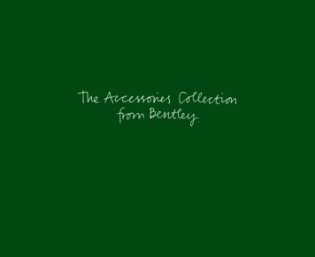 Accessories - Bentley Fort Lauderdale
