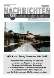 Glück und Erfolg im neuen Jahr 2008 - Lambach - Land ...