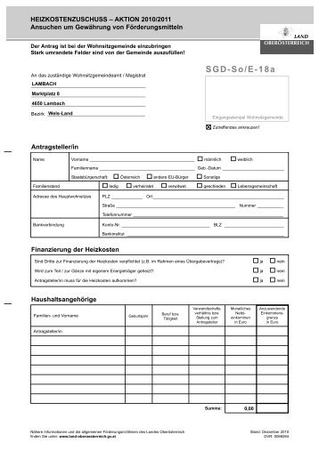 SGD-So/E-18a - Lambach - Land Oberösterreich