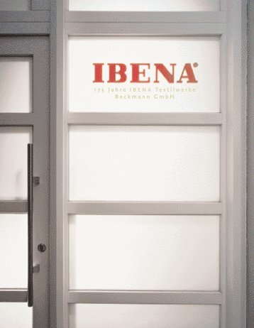 175 Jahre IBENA Textilwerke Beckmann GmbH