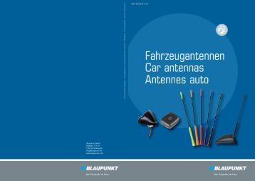 Fahrzeugantennen (pdf, 1,3 MB) - Blaupunkt