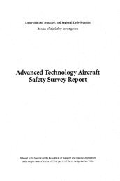 Advanced Technology Aircraft Safety Survey Report - Australian ...