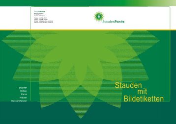 Stauden mit Bildetiketten - Stauden Panitz