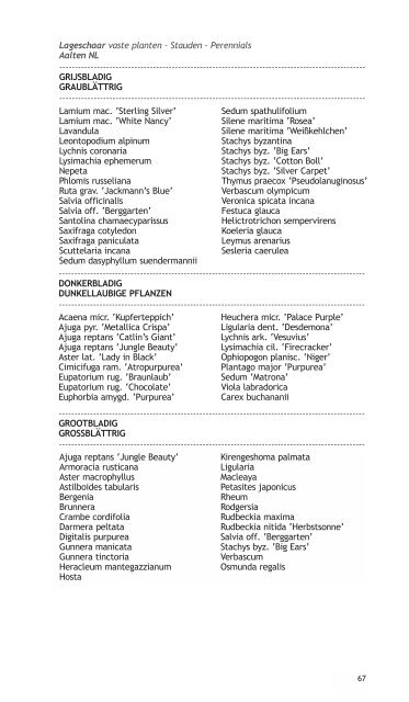 PDF catalogus - Vaste planten kwekerij Lageschaar