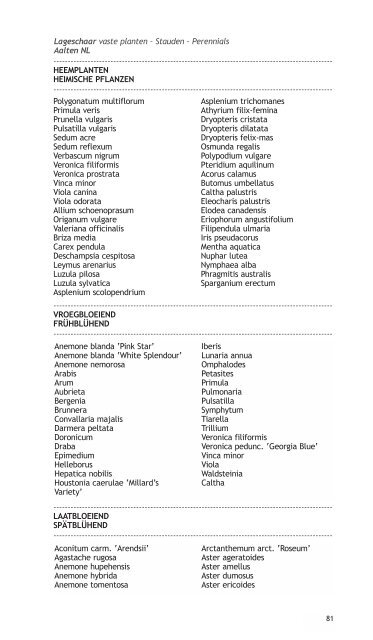 PDF catalogus - Vaste planten kwekerij Lageschaar