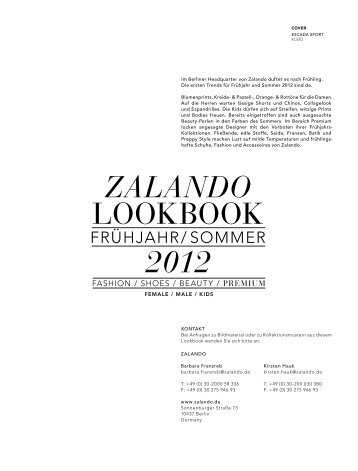 Zalando Lookbook Sommer 2012