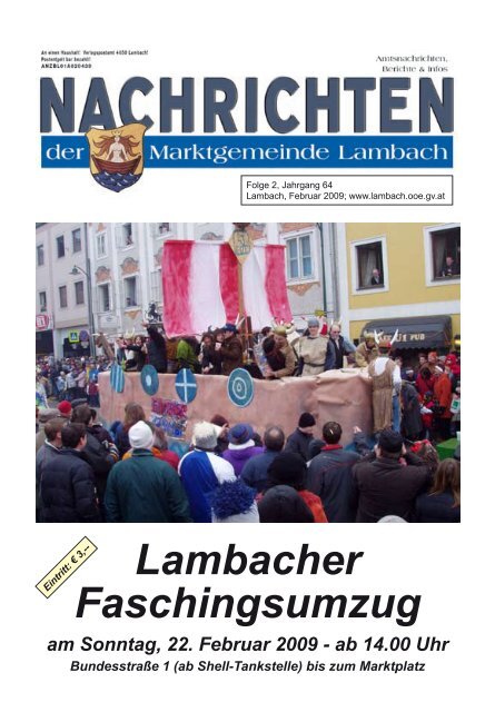 Lambacher Faschingsumzug - Lambach - Land Oberösterreich