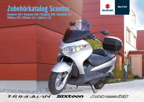 Zubehörkatalog Scooter - Suzuki