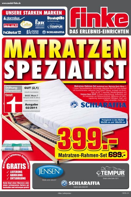 Matratze TF6 699. - Finke