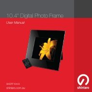 10.4” Digital Photo Frame - Shintaro