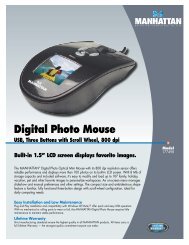 Digital Photo Mouse USB, Three Buttons with Scroll ... - MANHATTAN