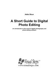 Addo Stuur A Short Guide to Digital Photo Editing - Visual Steps