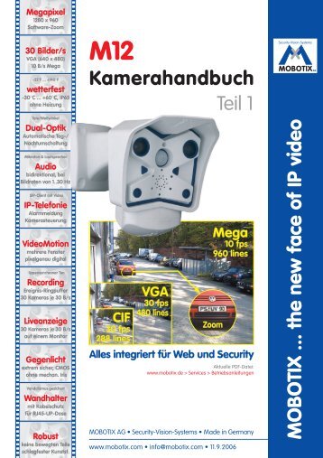 M12 Kamerahandbuch Teil 1 - SwissWetter