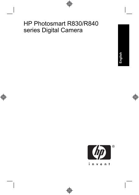 HP Photosmart R830/R840 series Digital Camera