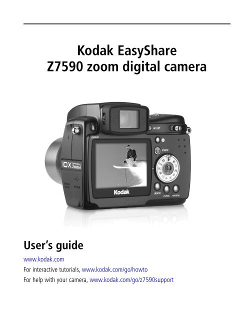 Kodak EasyShare Z7590 zoom digital camera - Foto Source ...