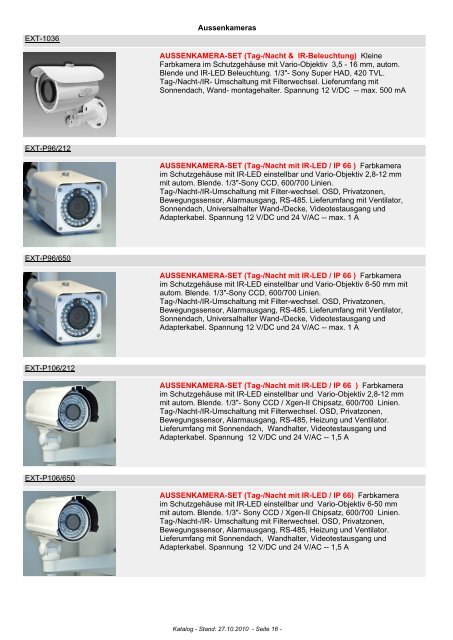 produkte - ELBEX (Deutschland) GmbH