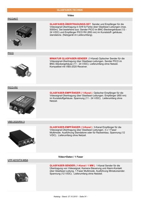 produkte - ELBEX (Deutschland) GmbH