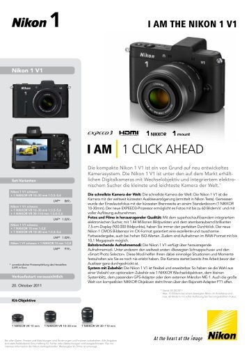 Fact-Sheet Nikon V1 - Systemkamera Forum