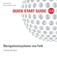 QUICK START GUIDE - Falk-Navigation